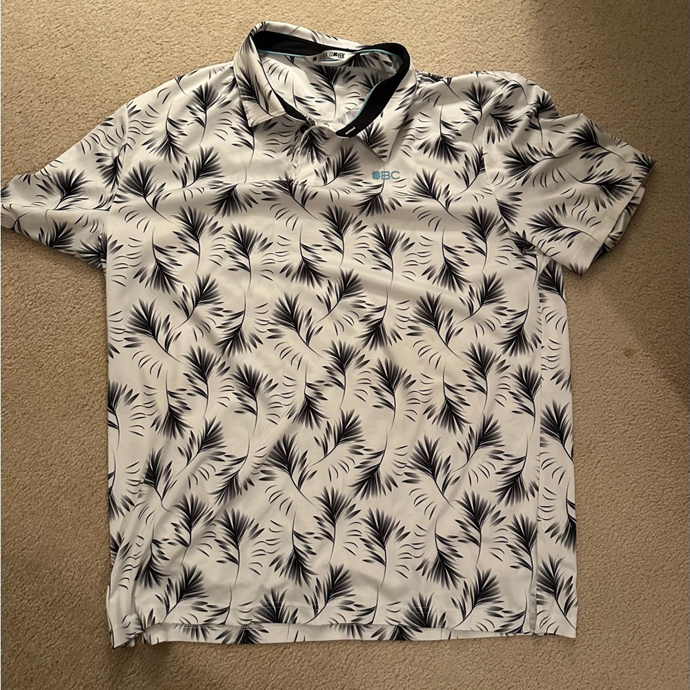 Live Lucky Black Clover Golf Polo XXL